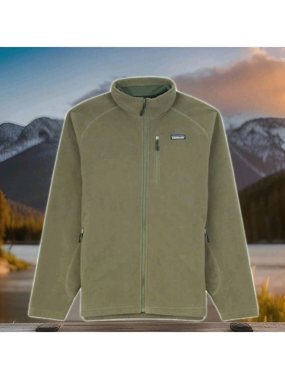 Patagonia Windproof Polartec Fleece Jacket Windbloc Mens 2XL XXL Ski Baselayer